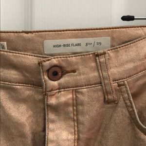 Never worn! Pilcro Rose Gold Crops